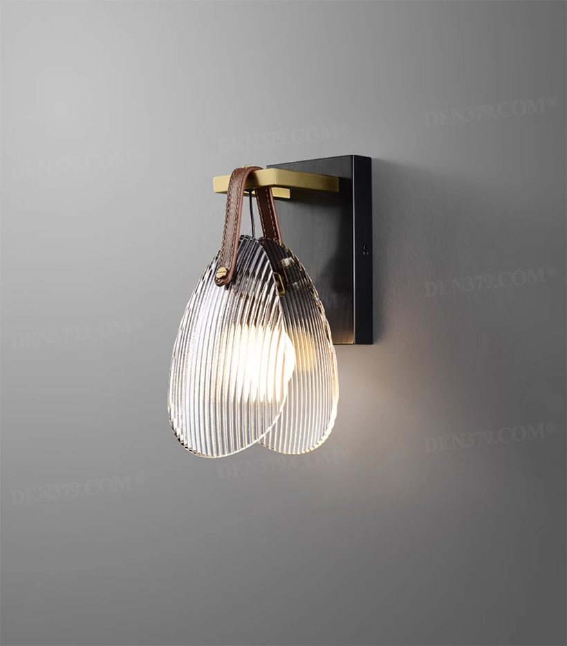 Đèn tường bằng đồng phong cách tối giản chụp cánh hoa độc đáo 66301