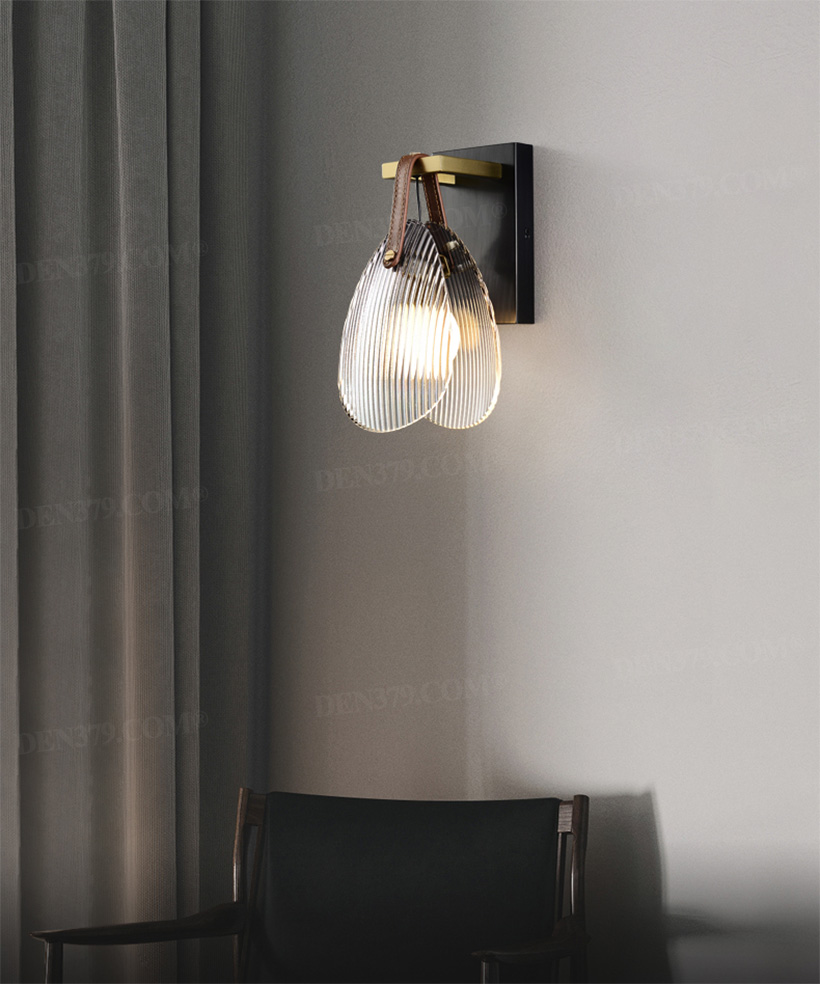 Đèn tường bằng đồng phong cách tối giản chụp cánh hoa độc đáo 66301