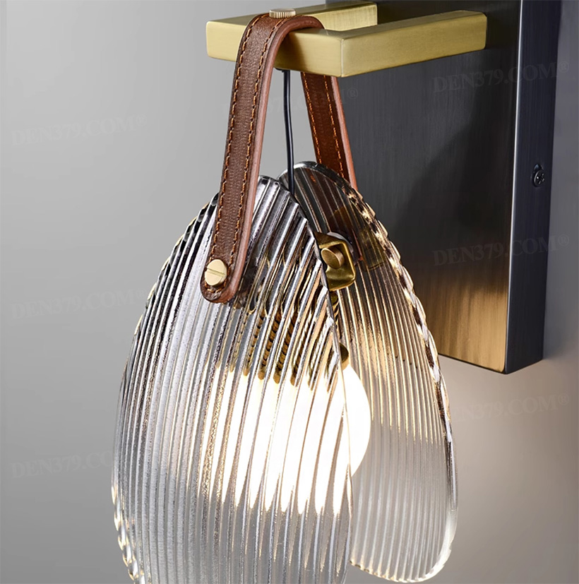 Đèn tường bằng đồng phong cách tối giản chụp cánh hoa độc đáo 66301