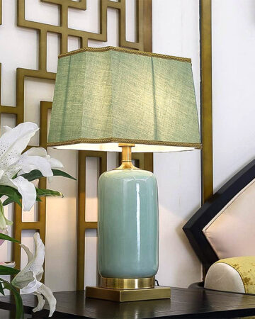 Đèn bàn gốm trang trí 76503