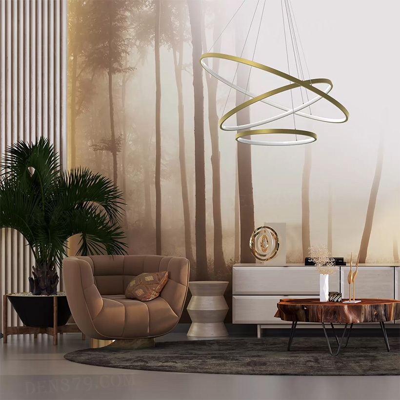 Đèn thả LED 3 vòng 83474