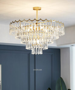 VIRGO V1661: Đèn chùm pha lê giọt nước