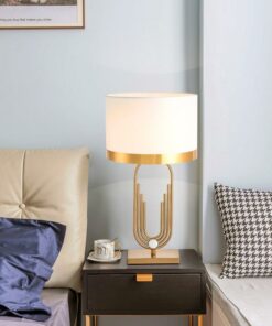 đèn để bàn hiện đại chụp vải