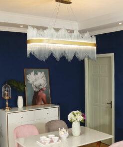 đèn chùm trang trí pha lê hiện đại