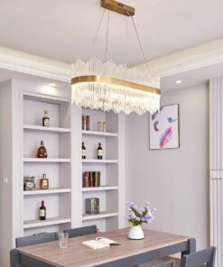 đèn chùm trang trí pha lê hiện đại