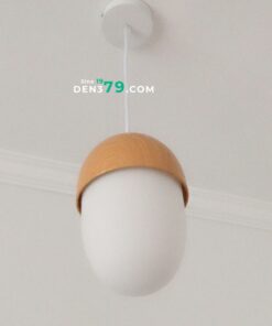 đèn thả trang trí bằng nhôm gỗ