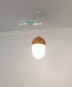 đèn thả trang trí bằng nhôm gỗ