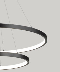 Đèn thả LED 3 vòng hiện đại VR816-BK