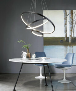 Đèn thả LED 3 vòng hiện đại VR816-BK