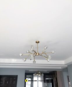 VIRGO V35564 | Đèn chùm phân tử 15 tay pha lê cao cấp