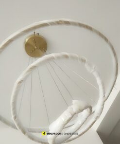 VIRGO V816G | Đèn thả LED 3 vòng xi vàng cao cấp | 3 Chế độ sáng | 63W