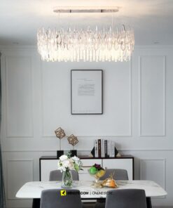 VIRGO V8098R | Đèn chùm pha lê K9 cao cấp