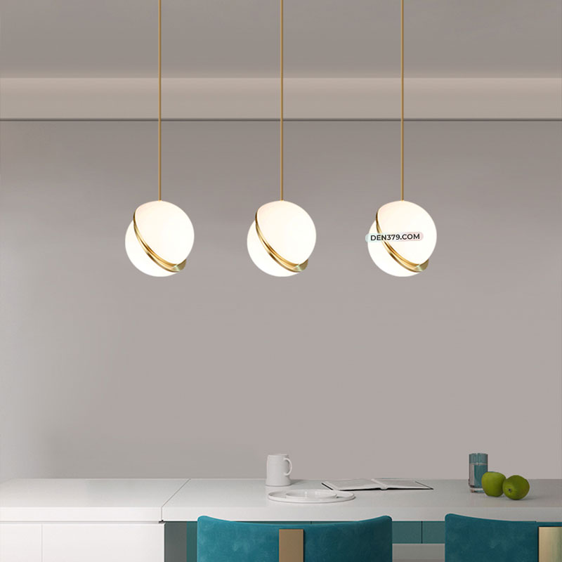 Đèn thả trang trí "Quả cầu lệch" D3186