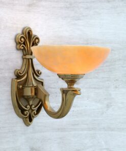 Đèn tường đồng chao đá cổ điển KD89138/1 cao cấp trang trí biệt thự