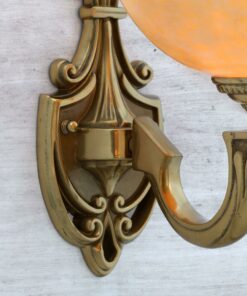 Đèn tường đồng chao đá cổ điển KD89138/1 cao cấp trang trí biệt thự