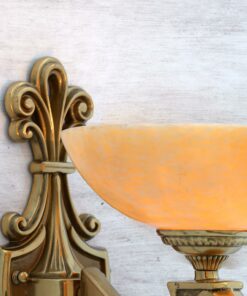 Đèn tường đồng chao đá cổ điển KD89138/1 cao cấp trang trí biệt thự