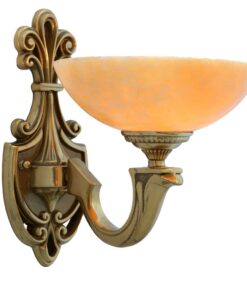 Đèn tường đồng chao đá cổ điển KD89138/1 cao cấp trang trí biệt thự