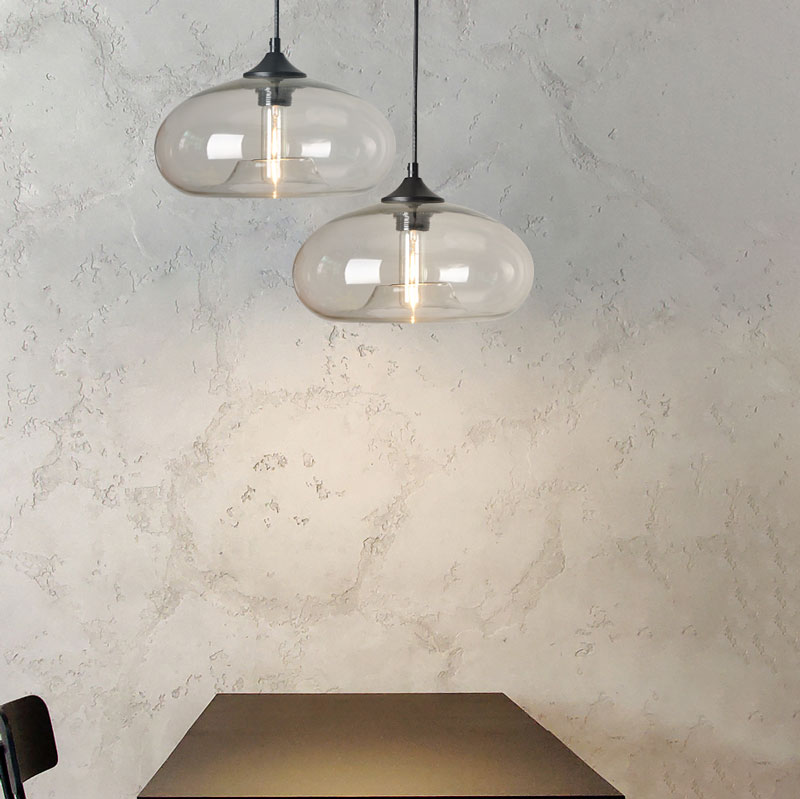 Đèn thả trang trí thủy tinh nhiều màu LT433