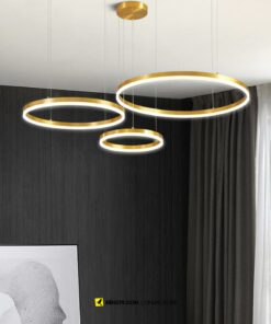 EUROTO E-6212 | Đèn thả LED 3 vòng hiện đại | 3 chế độ 184W