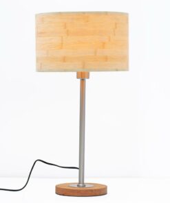 Đèn ngủ để bàn, Đèn để bàn gỗ tre cao cấp YD0023A