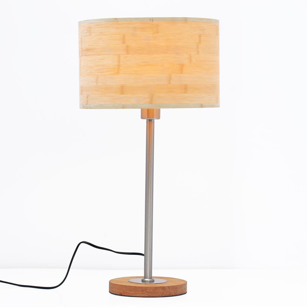 Đèn để bàn gỗ tre cao cấp YD0023A