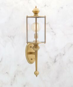 Đèn tường đồng ngoài trời KDL008 chống nước, gắn cột, cổng