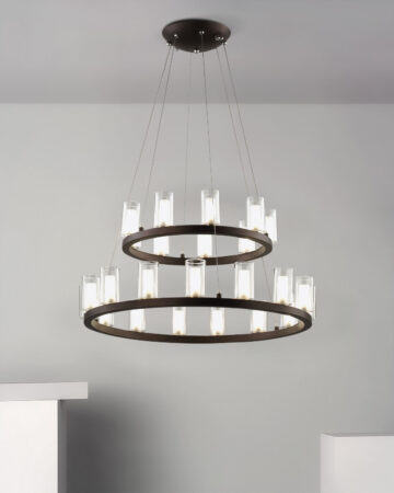 Đèn chùm thủy tinh trang trí D8838/19