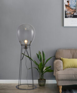 đèn cây đứng thủy tinh hiện đại