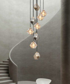 Đèn thả trang trí bàn ăn, thả thông tầng cầu thang