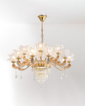 Đèn chùm pha lê trang trí phong cách cổ điển 42701