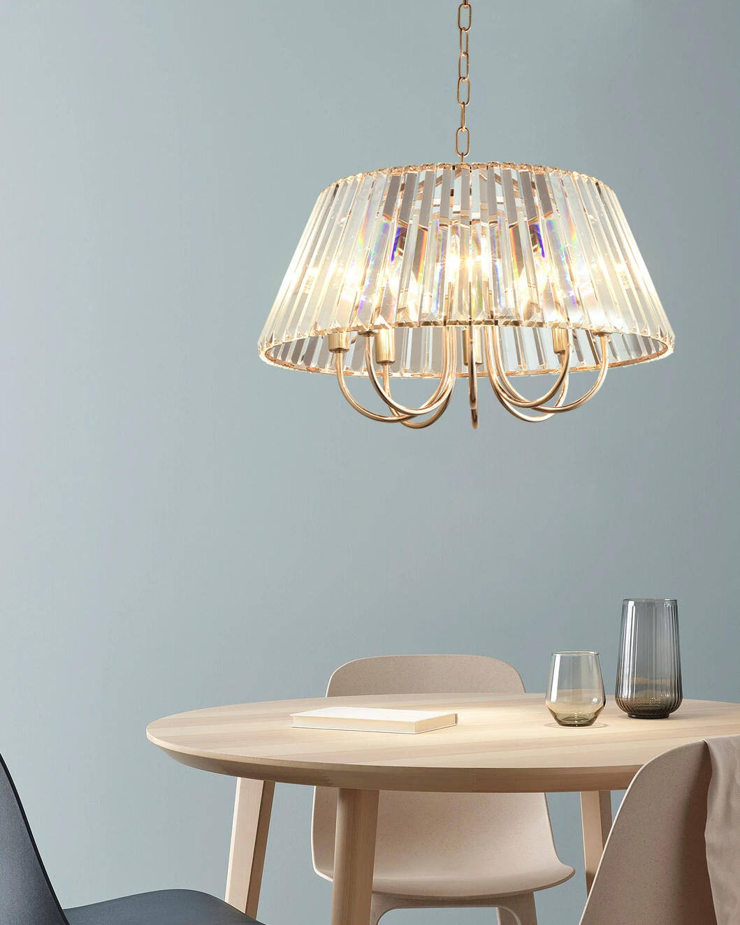 Đèn thả trang trí pha lê cao cấp 43051