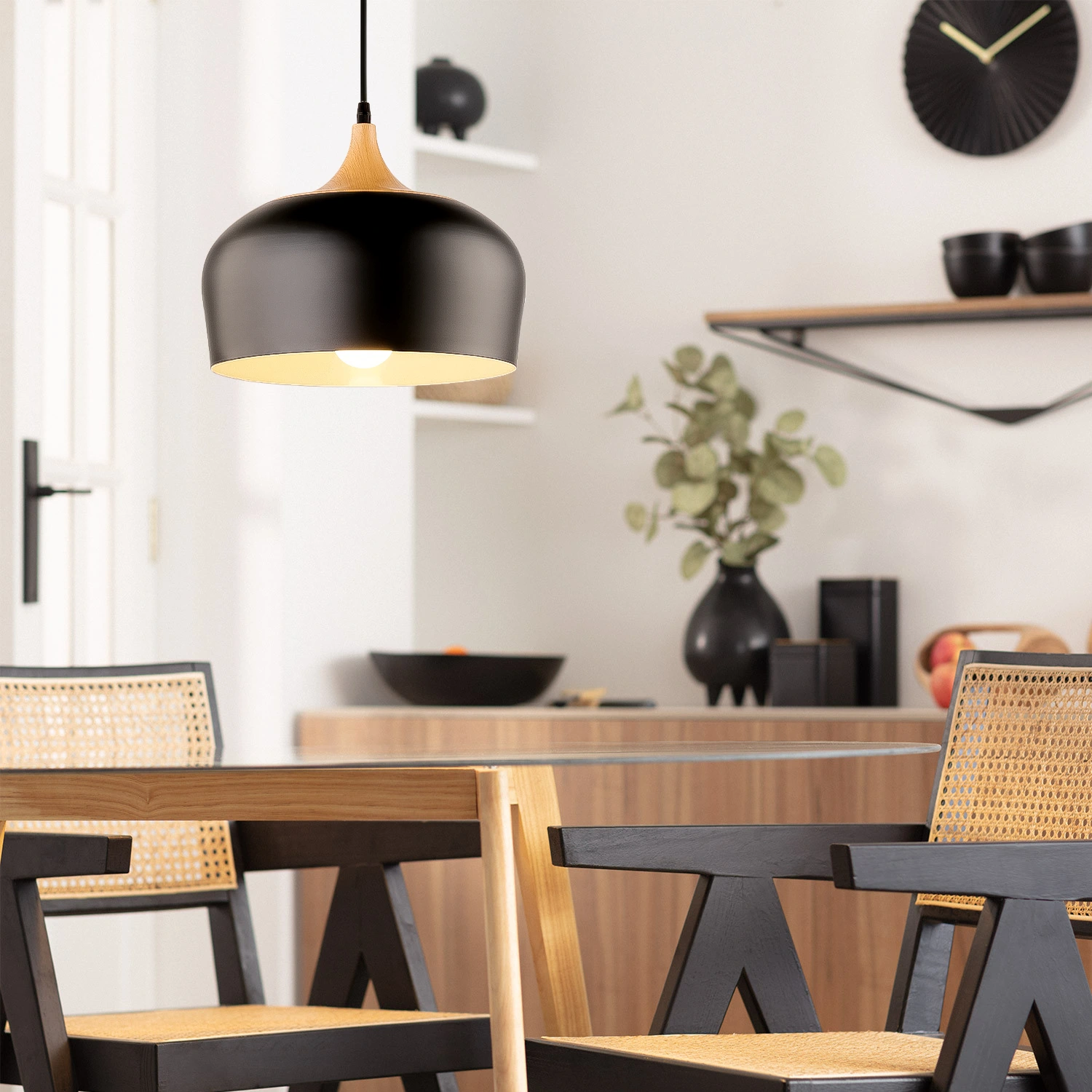 Đèn thả chụp nhôm trang trí 43625