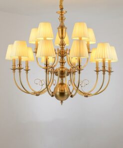 Đèn chùm thủy tinh 6 bóng trang trí