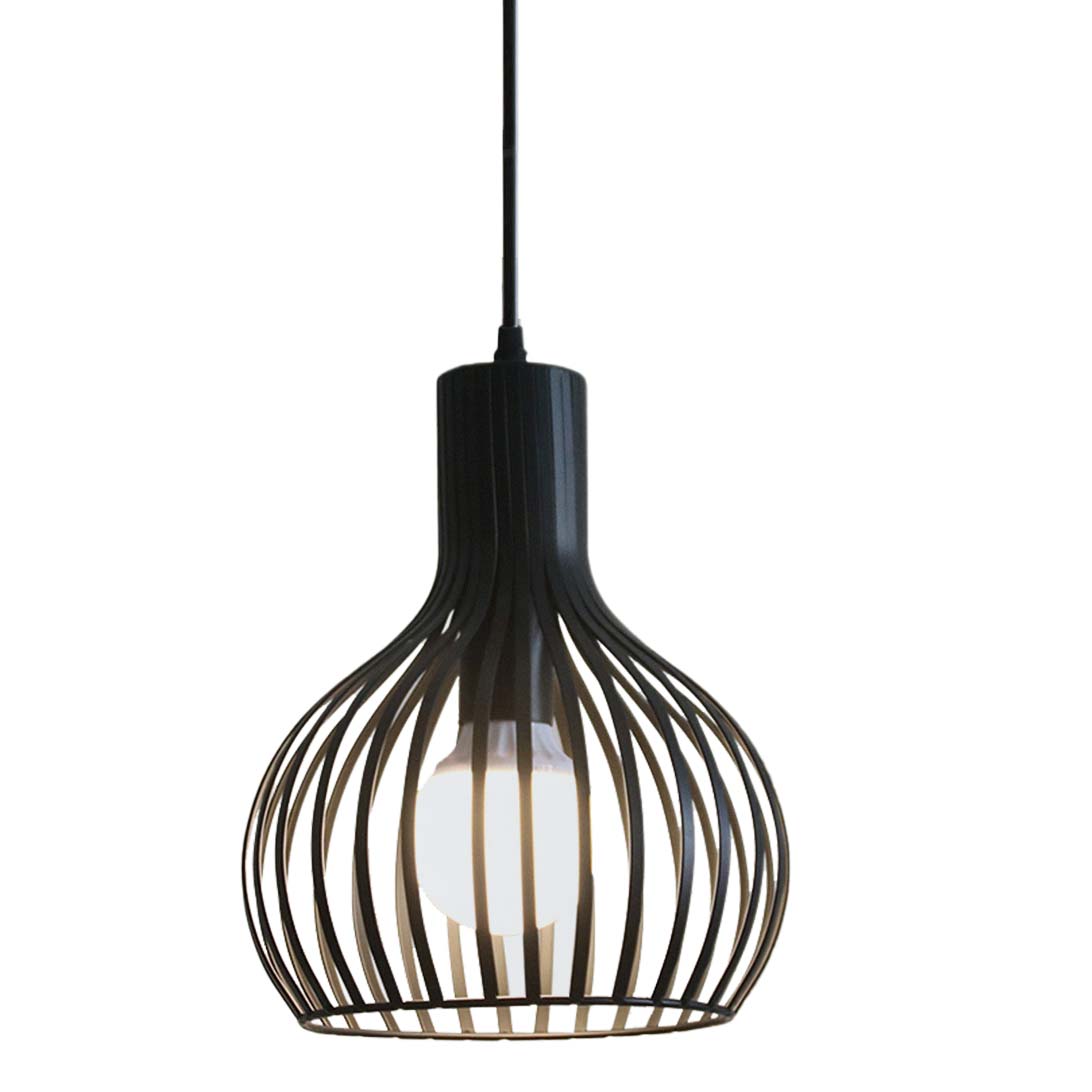 đèn thả trang trí bằng nhôm gỗ