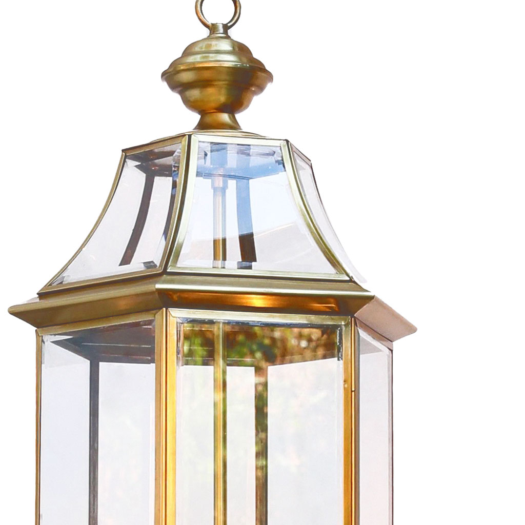 Đèn thả đồng cổ điển 0572 trang trí mái vòm, ban công ngoài trời