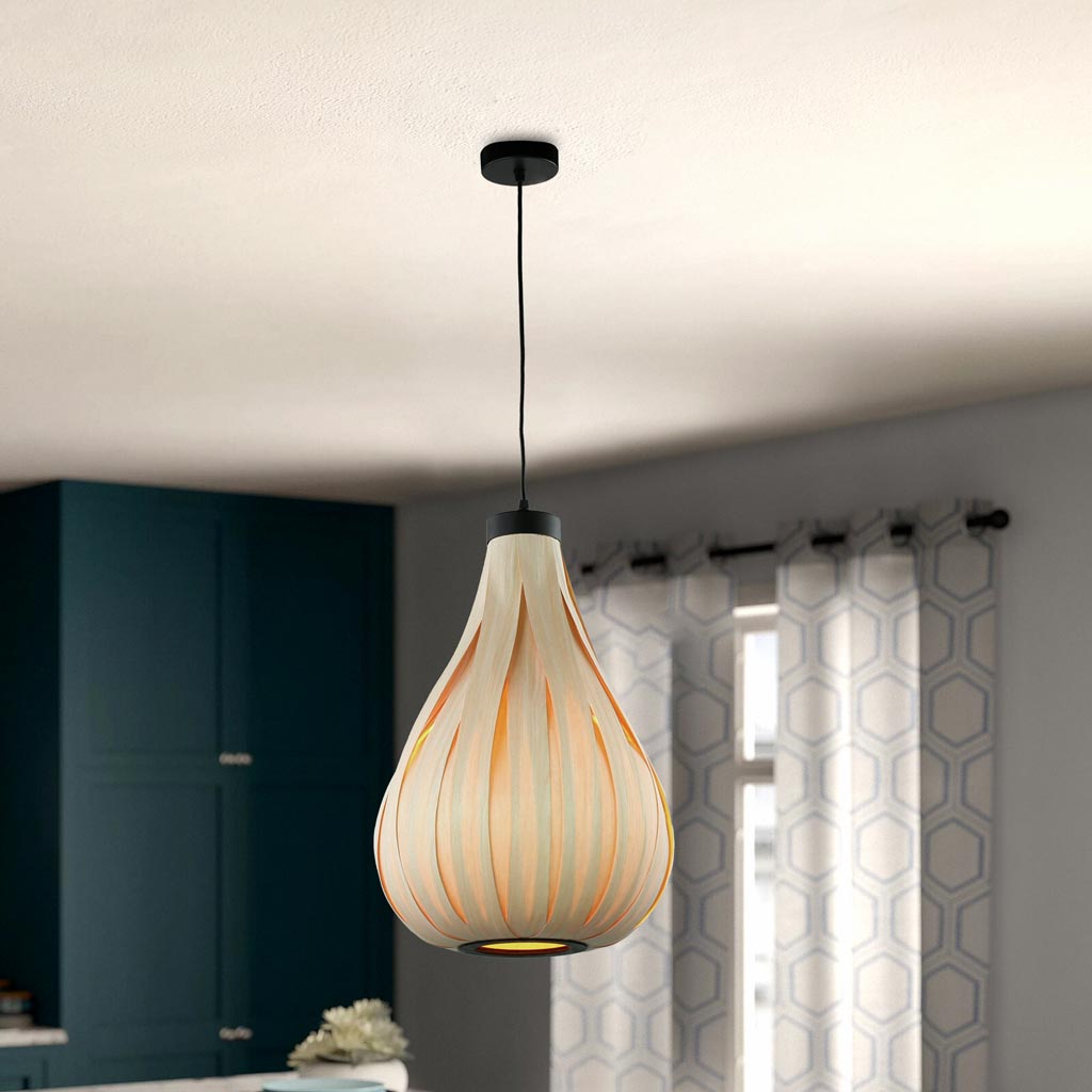 VIRGO 6103D/1B | Đèn thả gỗ cao cấp