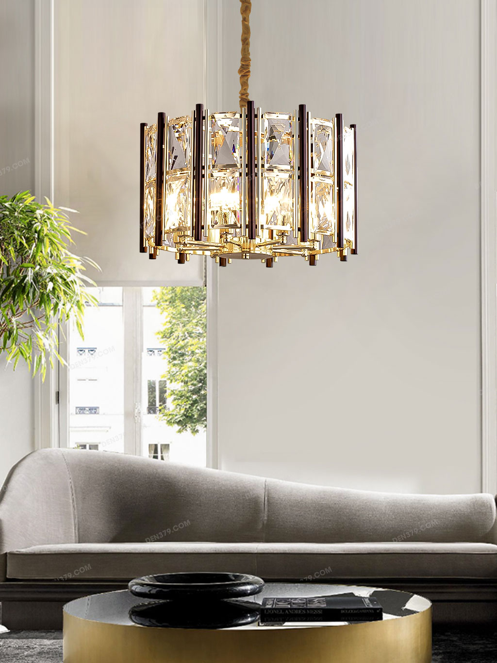 Đèn thả trang trí pha lê cao cấp T88132