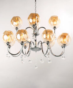 Đèn chùm thủy tinh hiện đại VIRGO L023/8+4