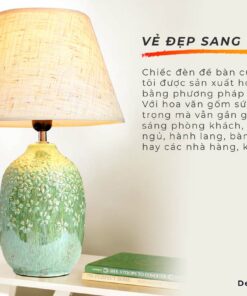 Đèn bàn Gốm cao cấp KD13707
