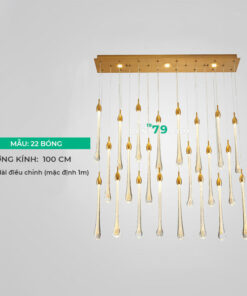 đèn thả trang trí quả cầu dây sắt