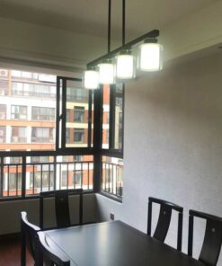 đèn thả trang trí quả cầu dây sắt