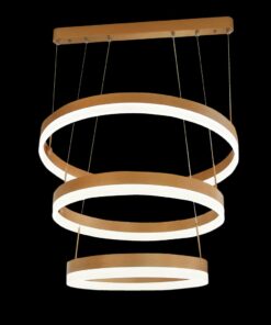 Đèn thả LED hiện đại 3 vòng tròn