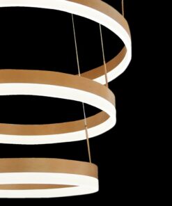 Đèn thả LED hiện đại 3 vòng tròn