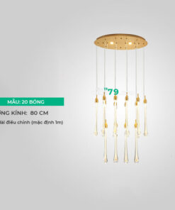 đèn thả trang trí quả cầu dây sắt