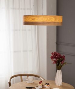 Đèn thả gỗ trang trí bàn ăn cao cấp