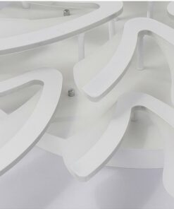 Đèn mâm LED ốp trần vòng tròn 6 cánh LT-901A-20