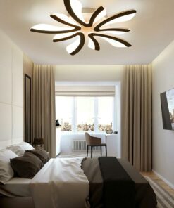 Đèn mâm LED ốp trần vòng tròn 6 cánh LT-901A-20