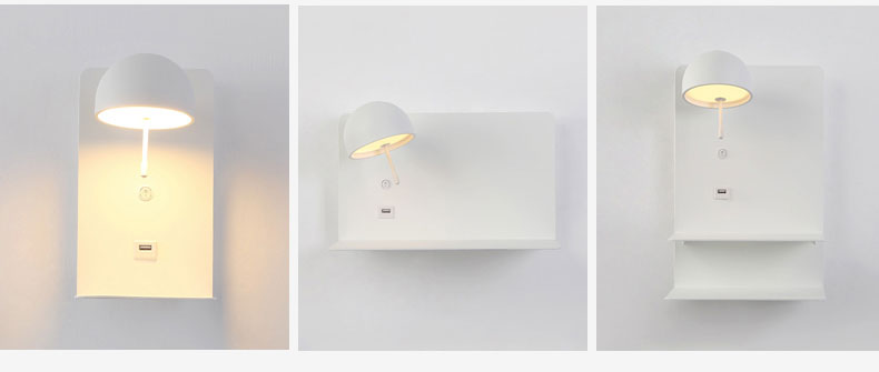 Đèn gắn hiện hiện đại tích hợp cổng sạc USB L02086