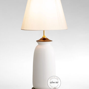 Đèn bàn trang trí, đèn ngủ Gốm sứ Việt Nam TS01