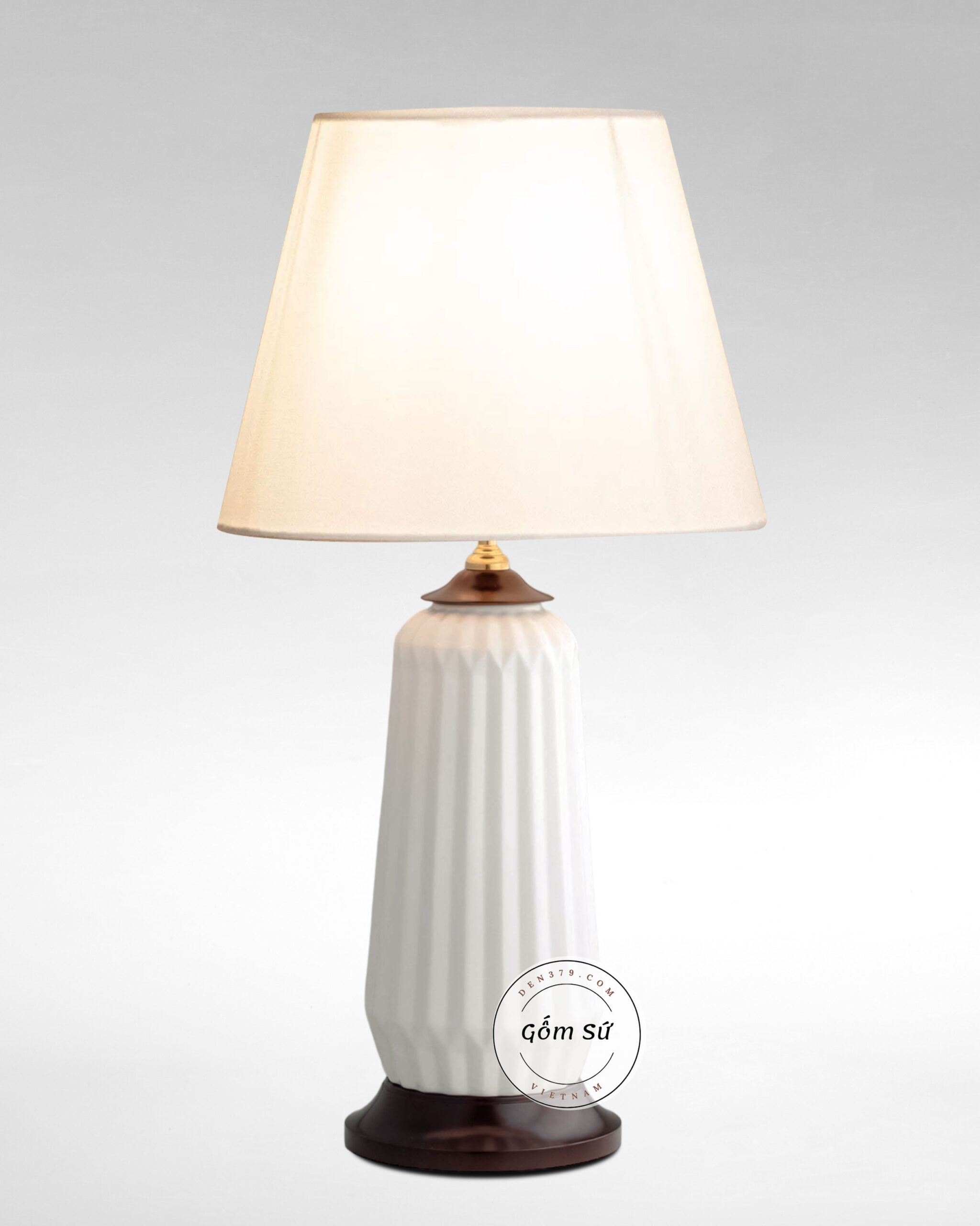 Đèn bàn trang trí, đèn ngủ Gốm sứ Việt Nam TS02